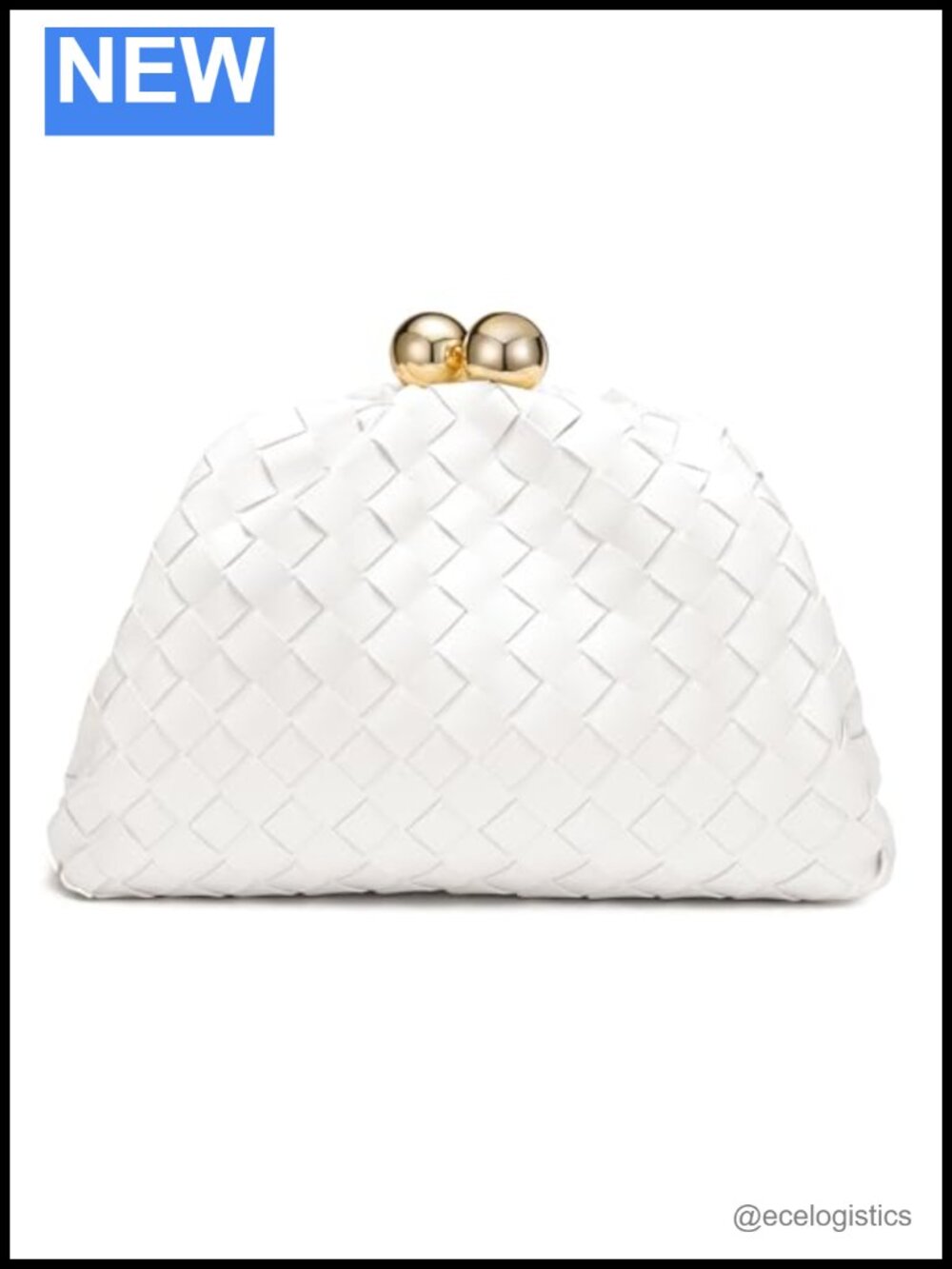 Dressy Clutch Purse for Women Faux Leather Detachable Chain Strap Evening Bag